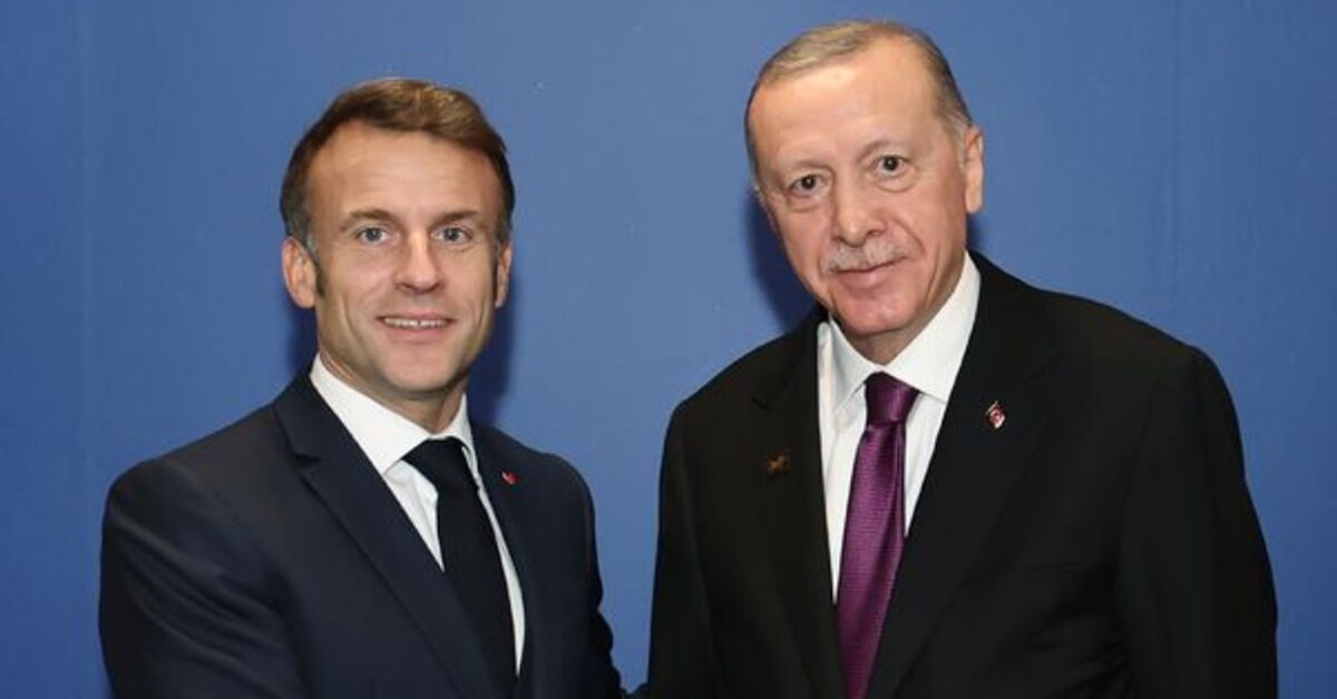 Cumhurbaşkanı Erdoğan, Macron ile görüştü